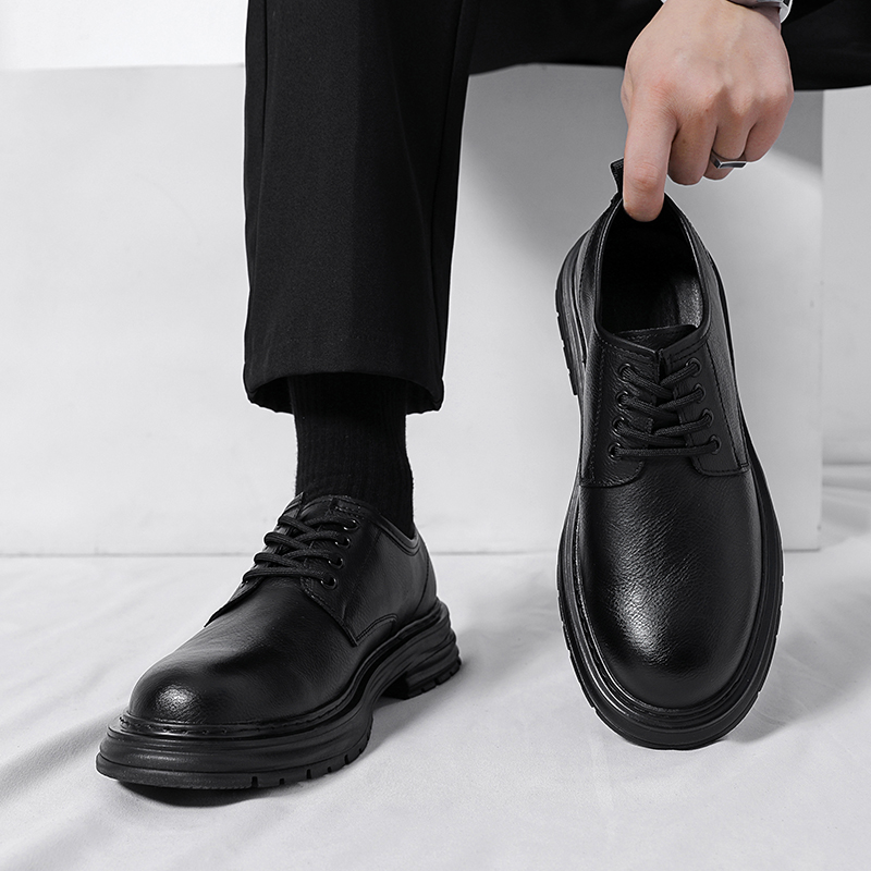 Formal Men Daily Wear Footwear - Męskie skórzane buty biznesowe z miękką