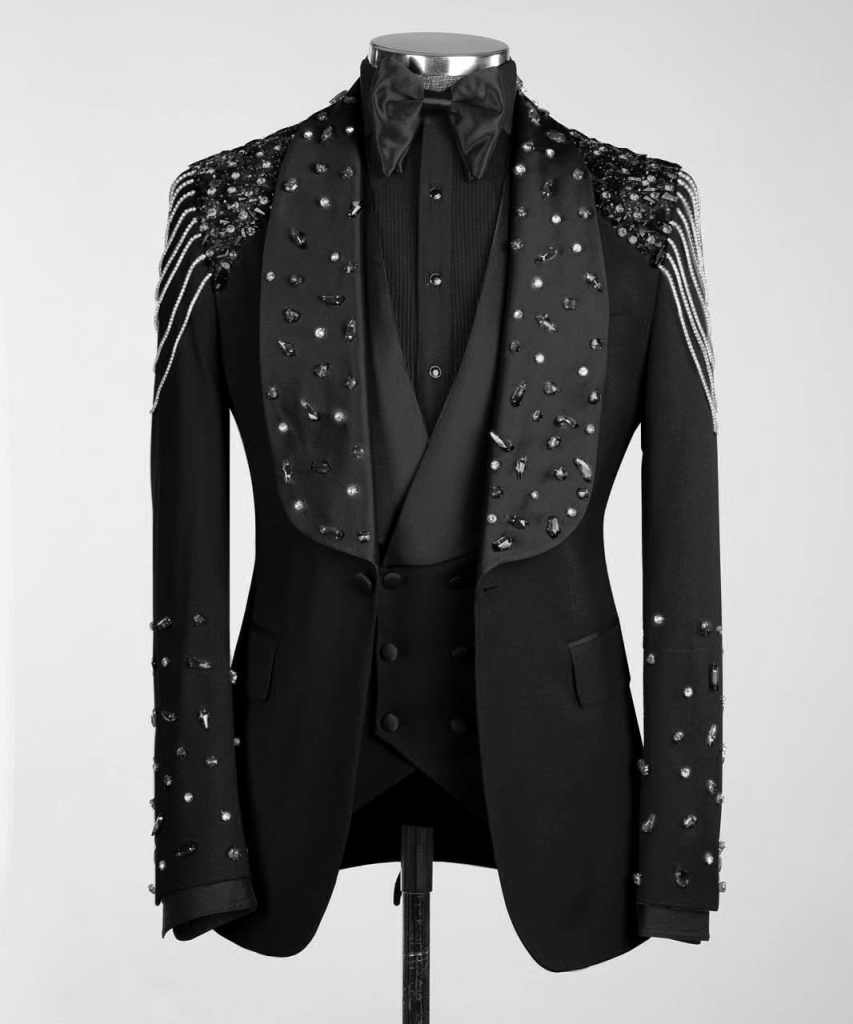 Men Formal Wear Modern - Luksusowe, szyte na miarę garnitury ślubne