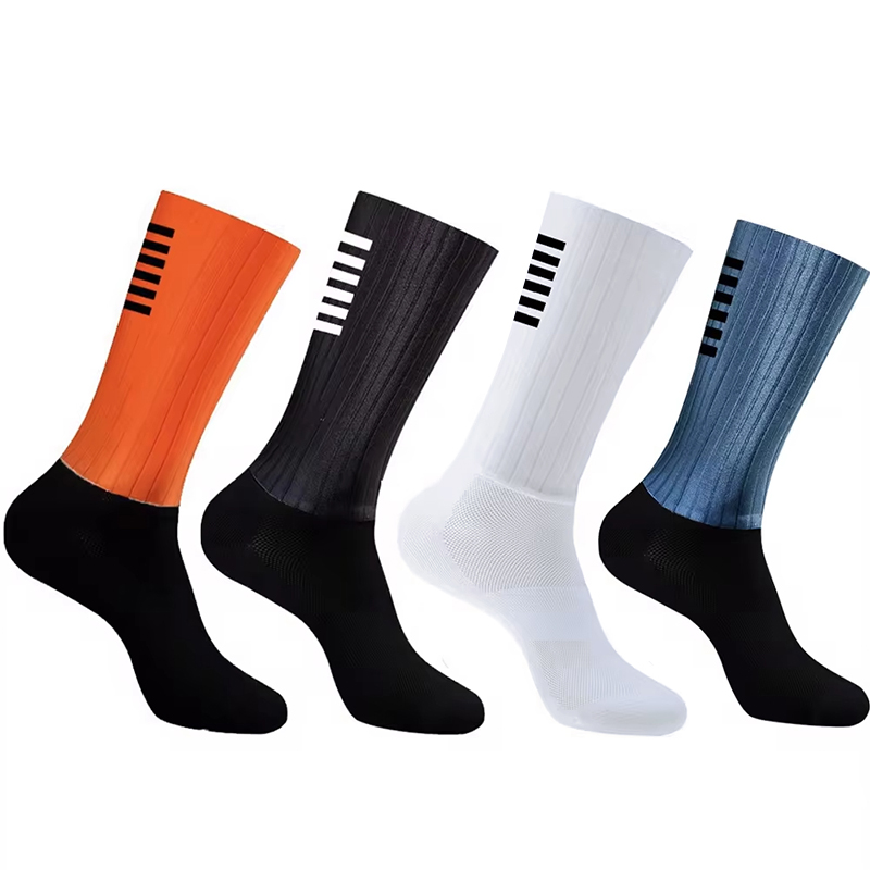 Sock Garter Men - Silikonowe skarpety rowerowe aero antypoślizgowe męskie