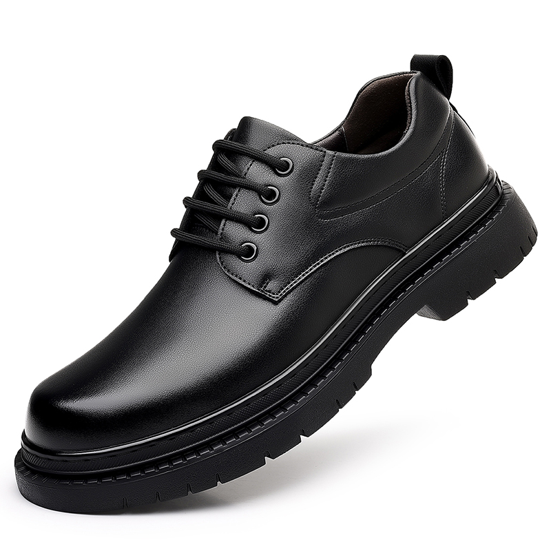 Męskie skórzane buty wizytowe, – Formal Men Daily Wear Footwear recenzja i cena