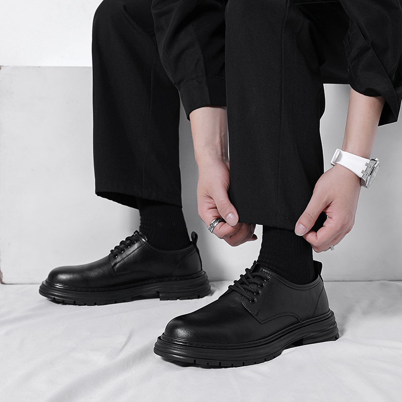Męskie skórzane buty biznesowe – Formal Men Daily Wear Footwear recenzja i cena