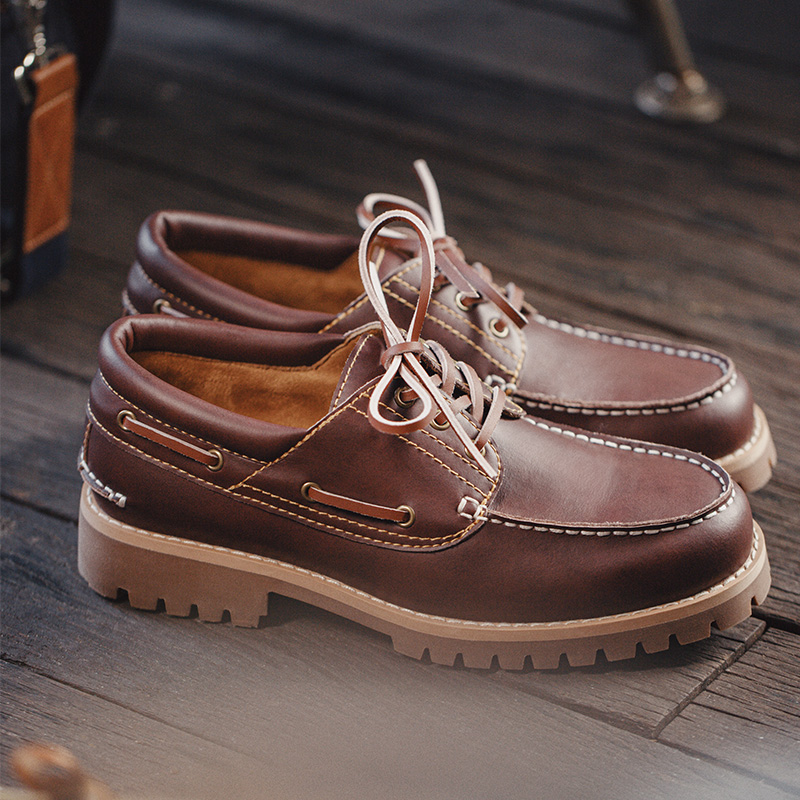 Męskie buty żeglarskie w stylu – Men Formal Wear With Boots recenzja i cena