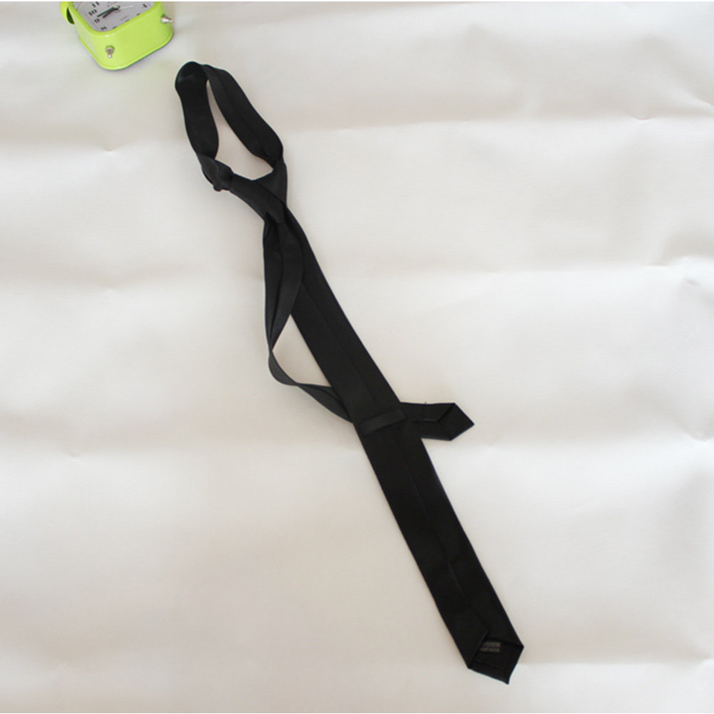 2 sztuki, czarna, prosta krawa – Men Formal Wear All Black recenzja i cena