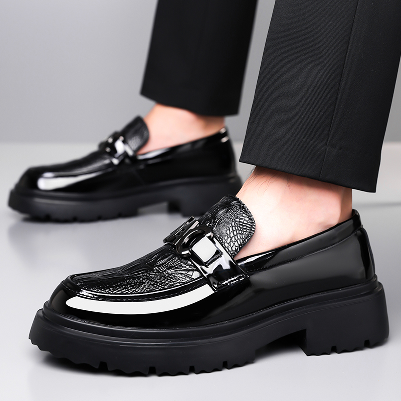 Męskie skórzane buty wiosenne  – Formal Men Daily Wear Footwear recenzja i cena
