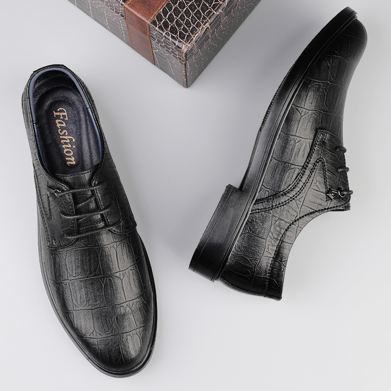 Męskie eleganckie buty ze skór – Formal Men Daily Wear Footwear recenzja i cena
