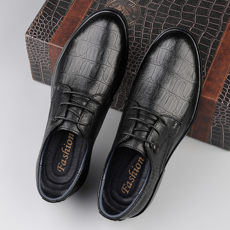Męskie eleganckie buty ze skór – Formal Men Daily Wear Footwear recenzja i cena