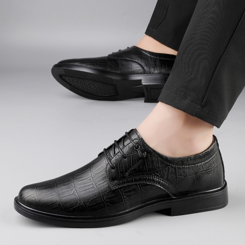 Męskie eleganckie buty ze skór – Formal Men Daily Wear Footwear recenzja i cena
