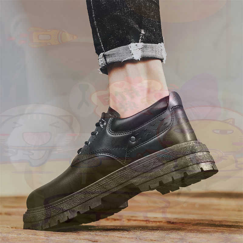 Ciemna skóra naturalna Modne t – Formal Men Daily Wear Footwear recenzja i cena