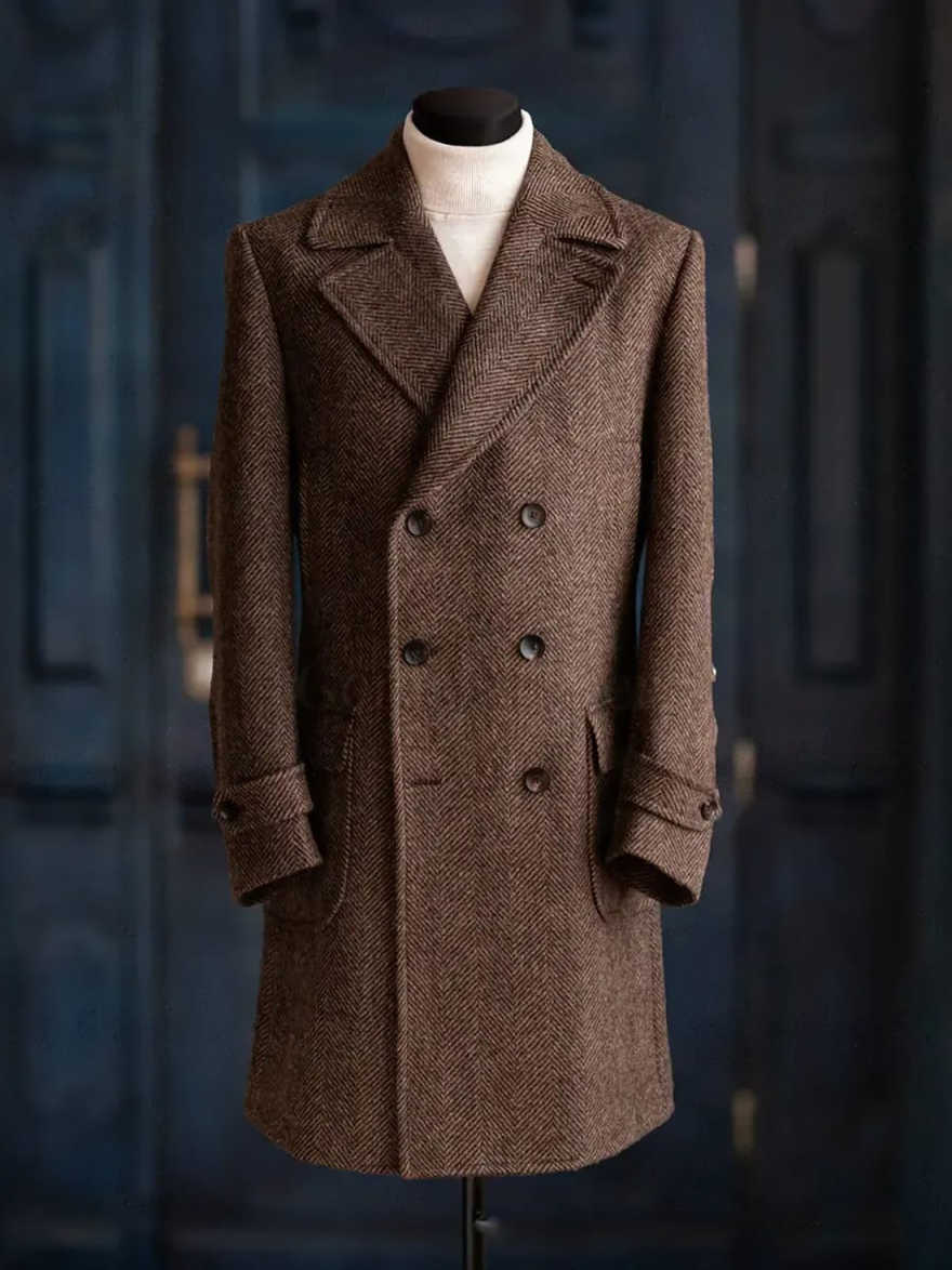 Nowoczesny męski płaszcz w jod – Men Formal Wear Modern recenzja i cena