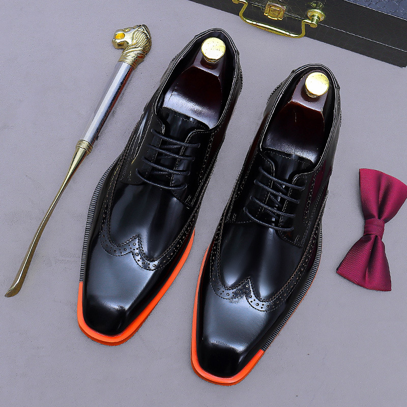 Męskie oksfordy z prawdziwej s – Formal Men Daily Wear Footwear recenzja i cena
