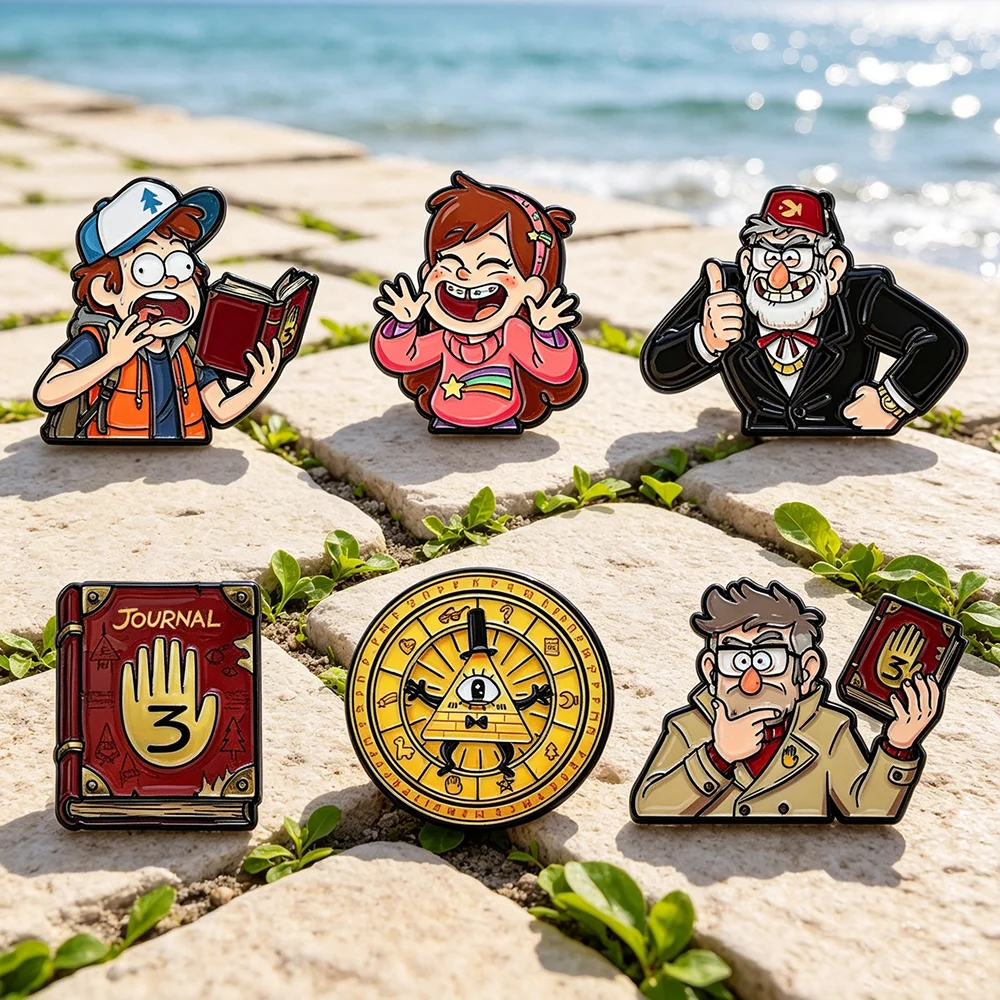 Nowy zestaw 6 sztuk broszek w  – Tuxedo Lapel Pin recenzja i cena