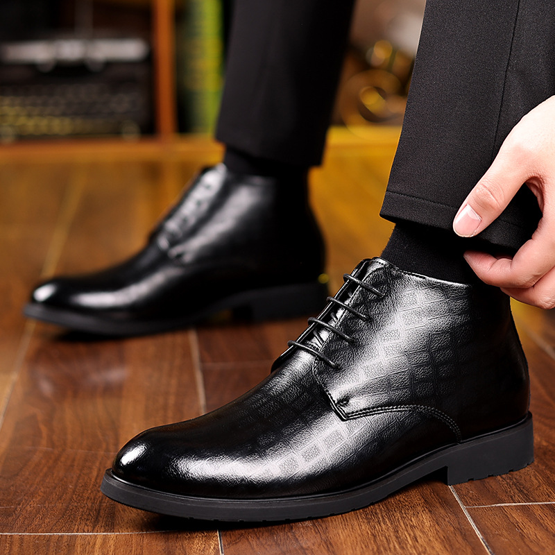 Męski brytyjski styl 2025 zimo – Men Formal Wear With Boots recenzja i cena