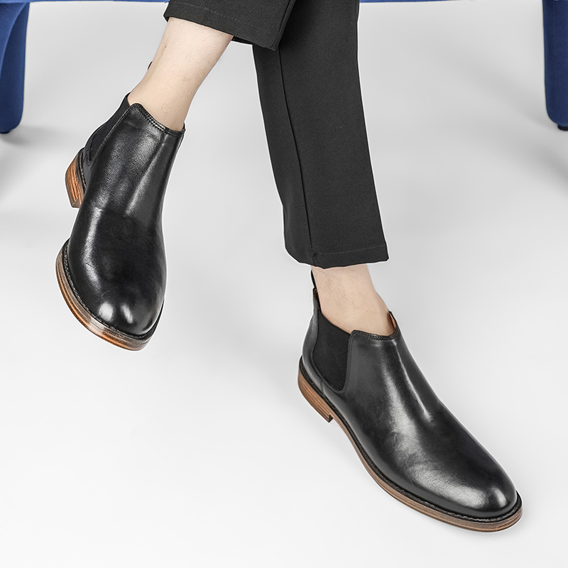 Męskie biznesowe buty wizytowe – Men Formal Wear With Boots recenzja i cena