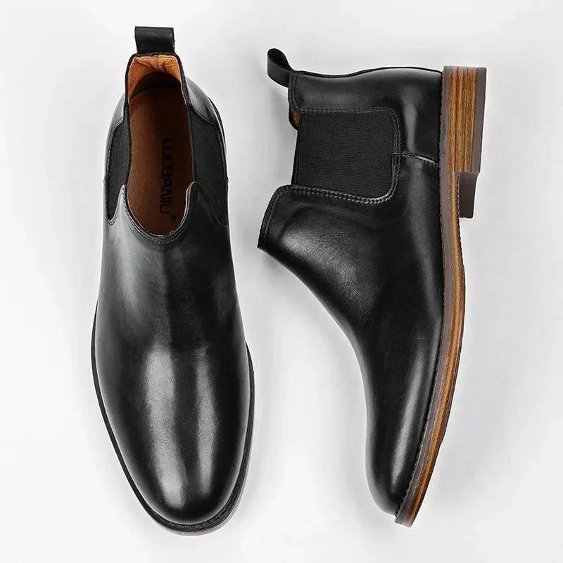 Męskie biznesowe buty wizytowe – Men Formal Wear With Boots recenzja i cena
