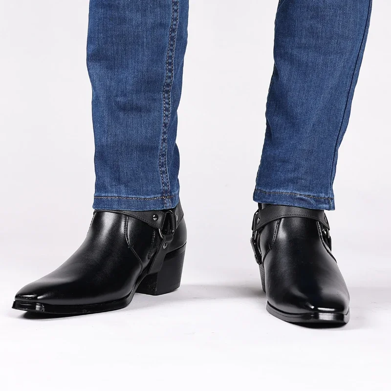 Buty męskie Projektant mody Ch – Men Formal Wear With Boots recenzja i cena