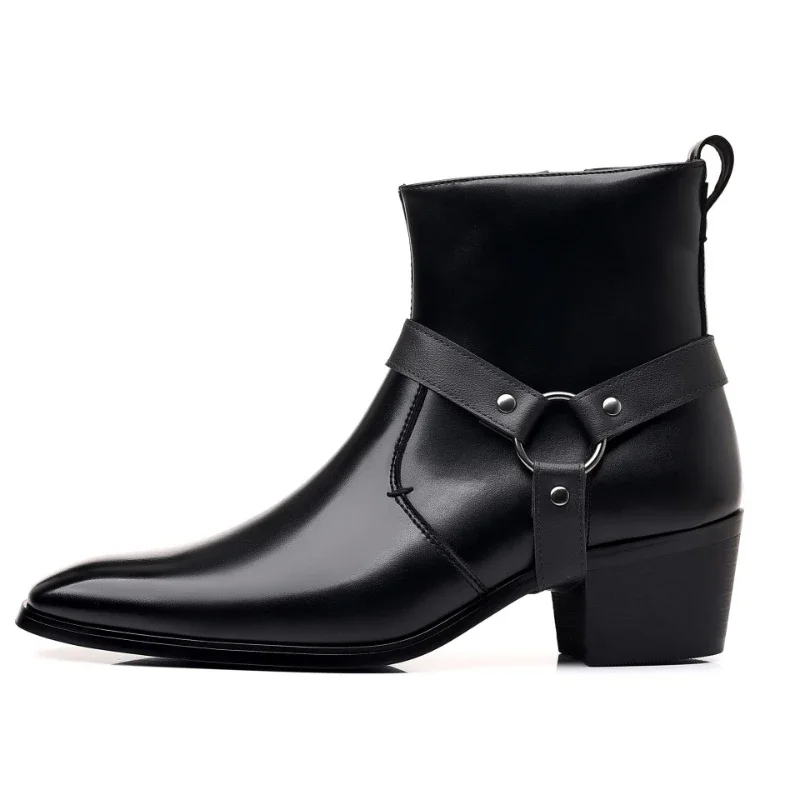 Buty męskie Projektant mody Ch – Men Formal Wear With Boots recenzja i cena