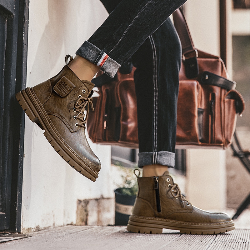 Ciepłe męskie buty na jesień i – Men Formal Wear With Boots recenzja i cena