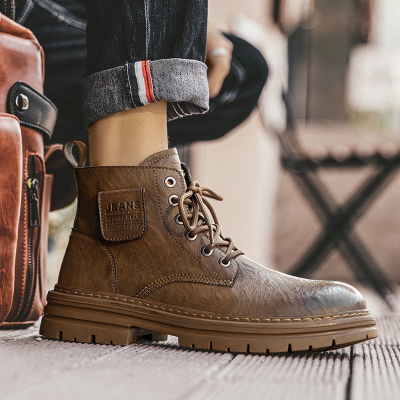 Ciepłe męskie buty na jesień i – Men Formal Wear With Boots recenzja i cena
